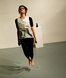 Nicola Singh. Breath Experiment II (2011) Bloc Projects, Compass Live Art, Sheffield. Photo: Graham Rhodes.
